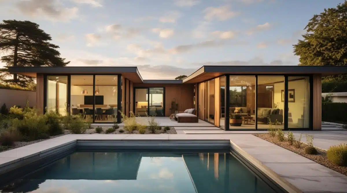 Illustration : La Maison en U : Conception architecturale pour un espace de vie idéal