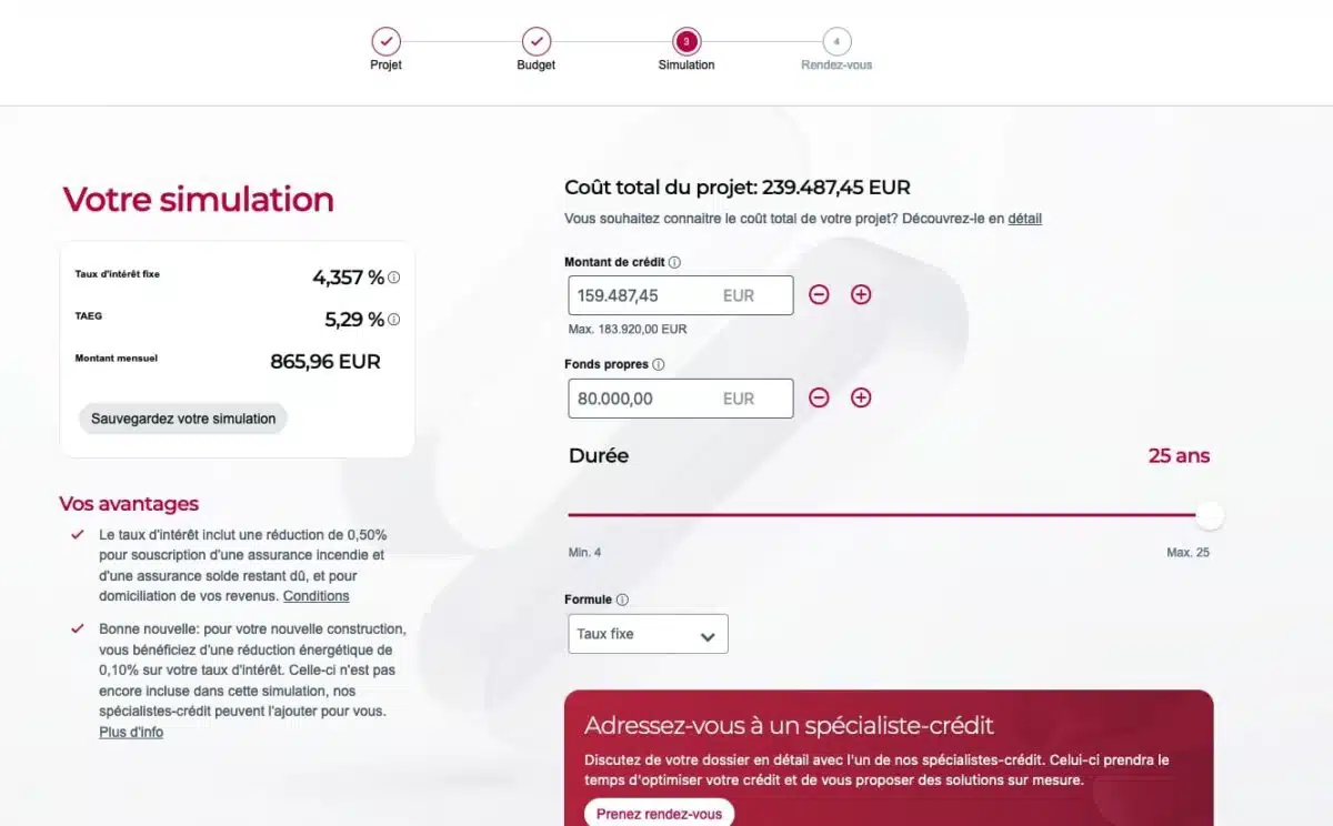 Simulation credit